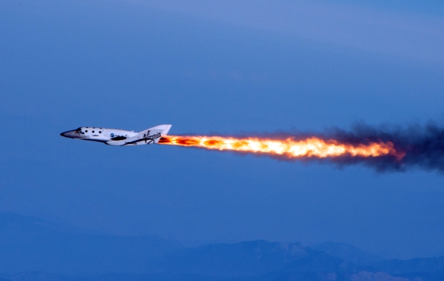 Virgin's passenger spaceship completes first rocket test flight