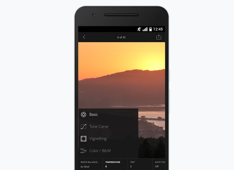 Adobe Photoshop Lightroom Photo Editor App Goes Free on Android