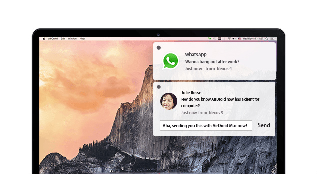 android sms on mac