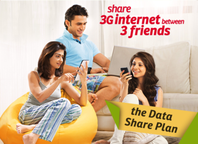 Airtel launches new 3G plan that can be shared between 3 devices