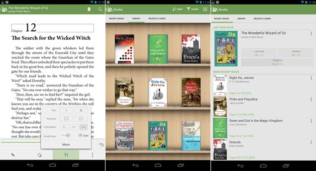 Five Great Apps For Reading Ebooks Ndtv Gadgets 360