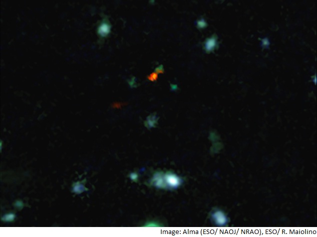 Astronomers Observe Interiors of Ancient Galaxies