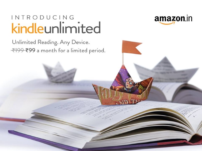 Amazon Kindle Unlimited Subscription Launched at Rs. 199 Per Month
