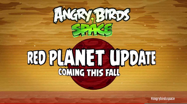 Soon, set foot on Mars with Angry Birds Space Red Planet