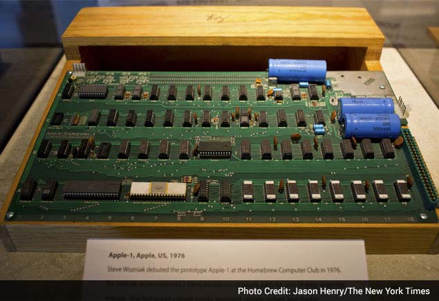 The first Apple, fetching prices that may crash the system