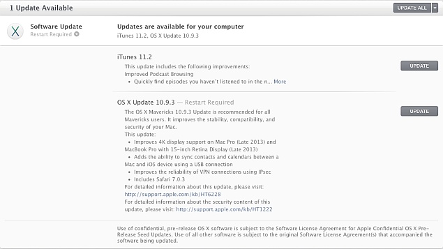 10.9.3 Update Brings Improved 4K Display Support and More to OS X Mavericks