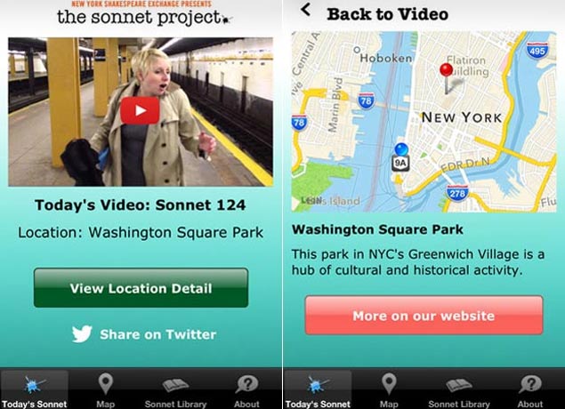 Sonnet Project app brings to life Shakespeare's work