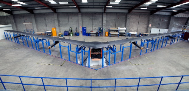 Facebook Prepares to Test Giant Internet-Beaming Drone