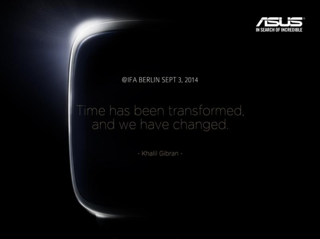 Asus Teases Android Wear Smartwatch for Pre-IFA Event on September 3