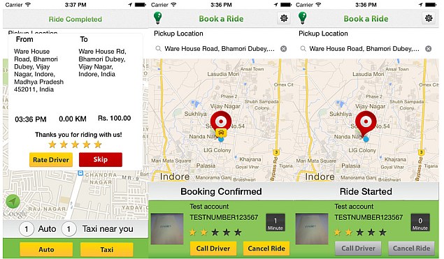 Delhi Gets a New App for Booking Auto Rickshaws and Cabs