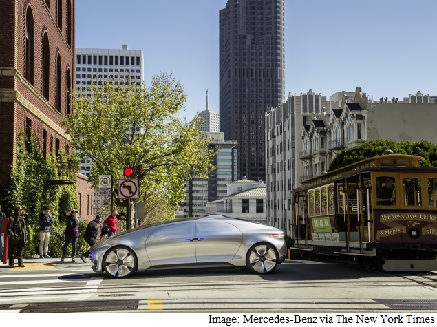 Inside the F 015, Mercedes's Self-Driving Car