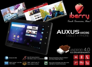 iBerry launches ICS powered Auxus AX03G tablet for Rs. 9,990