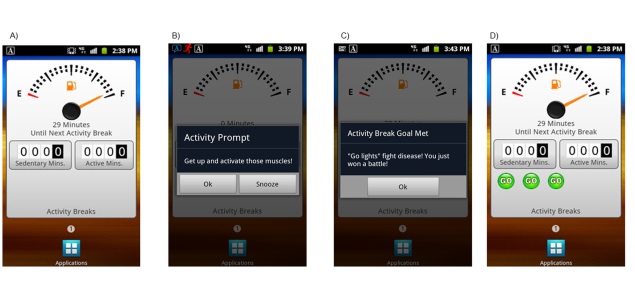 New Smartphone App to Help Reduce Sedentary Behaviour
