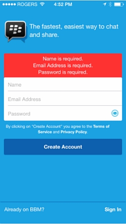 BBM 2.2 for Android and iOS Brings Easier Sign-Up, Friending, and More