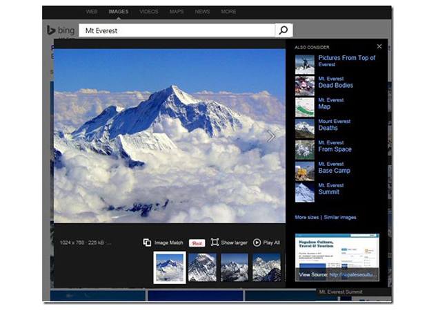 Bing finally brings 'Image Match' feature to search 