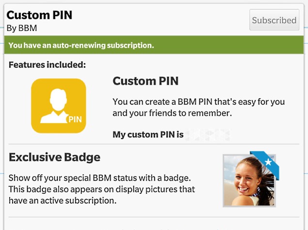 BBM Updated With Android Wear Support, Ad-Free and Custom Pin Subscriptions