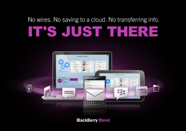 BlackBerry Blend Gives Access to Phone Content, Messages on PCs and Tablets