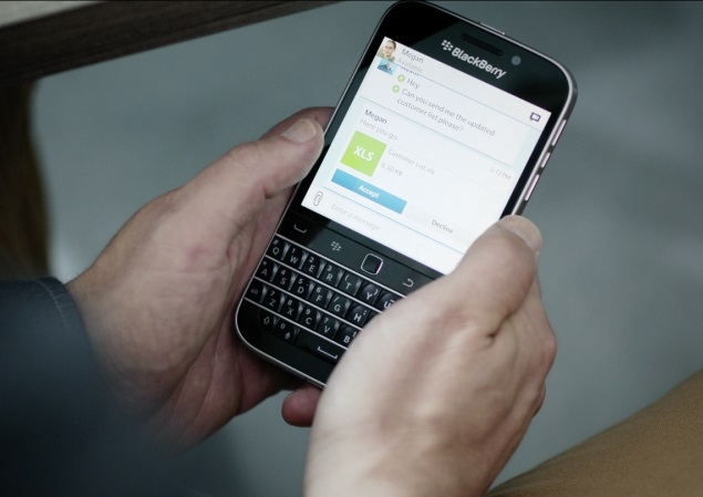 BlackBerry Classic QWERTY Phone India Launch Expected at January 15 Event