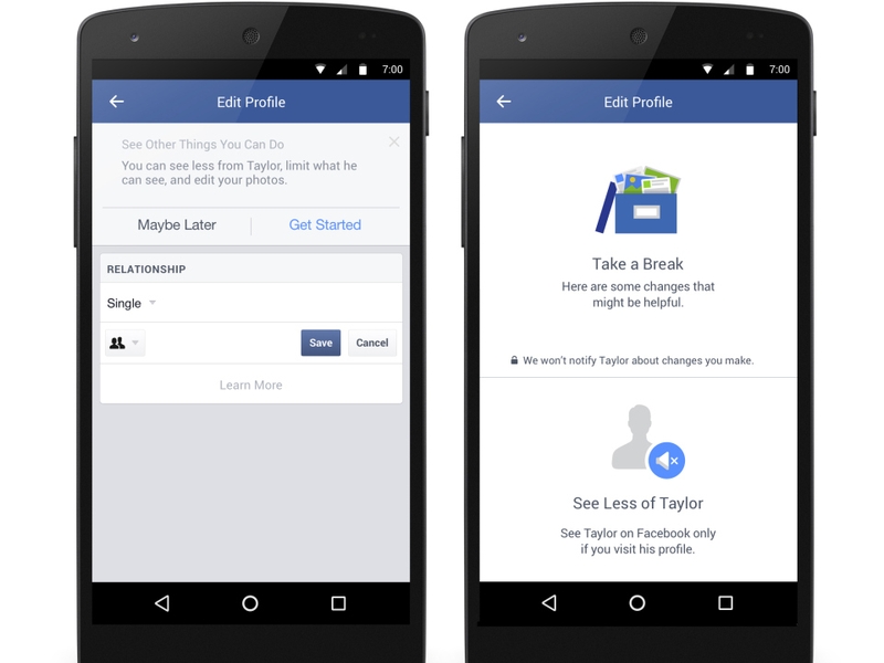 Facebook Tries to Ease Heartache of Breakups With New Tool