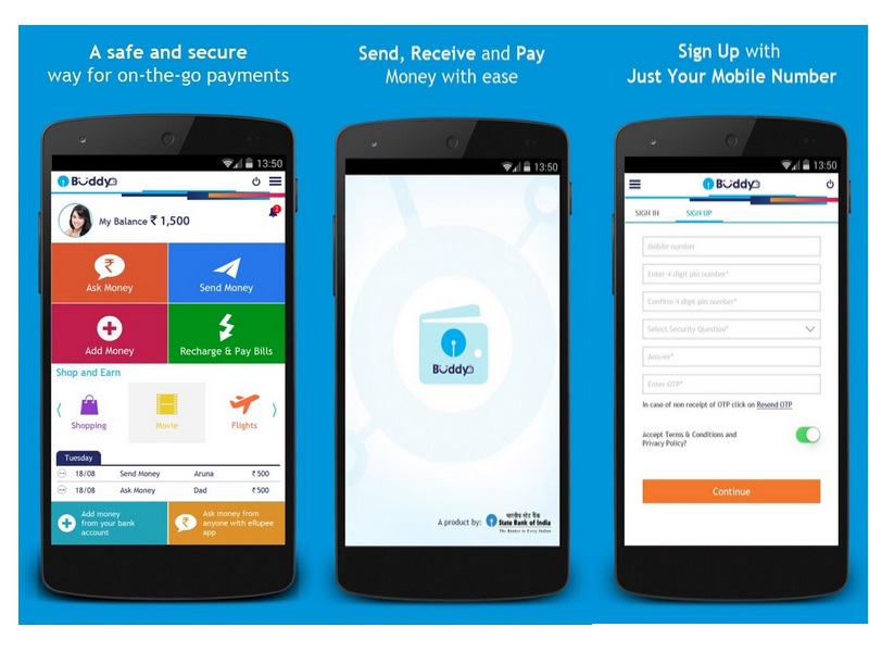 SBI Launches 'Buddy' Mobile Wallet App for Android