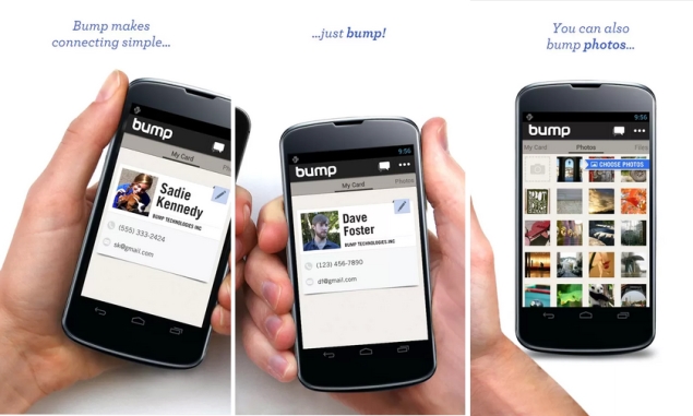 Google acquires Bump, smartphone file sharing app maker