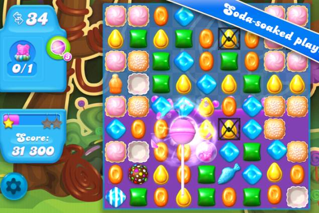 candy crush soda black screen