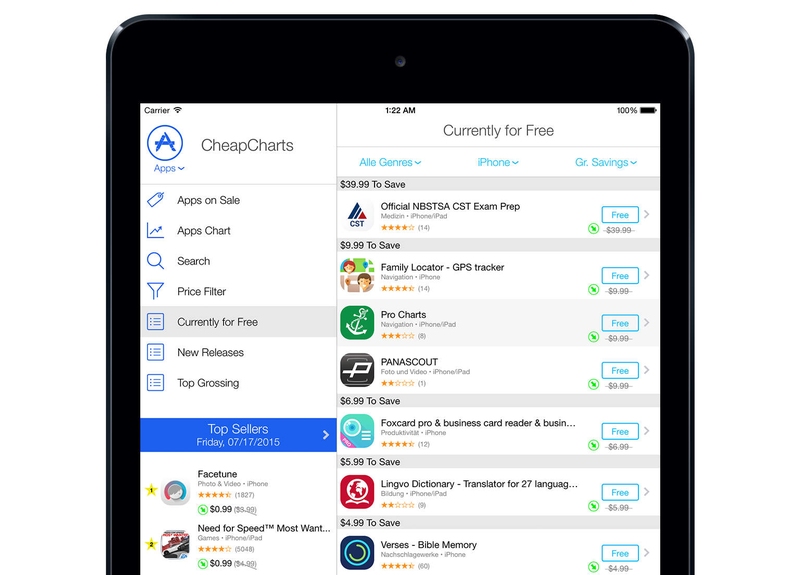 CheapCharts Can Now Help You Save Money on iPhone and iPad Apps