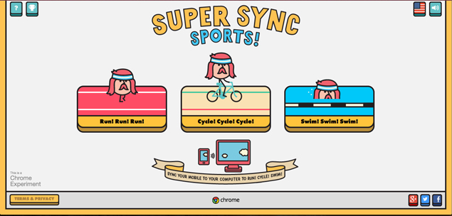 Google's Chrome Super Sync Sports turns your mobile device into a gaming controller for your desktop