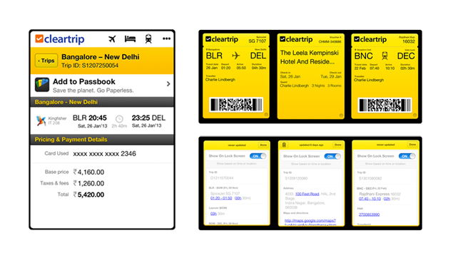 Cleartrip brings air, rail and bus tickets to Apple's Passbook