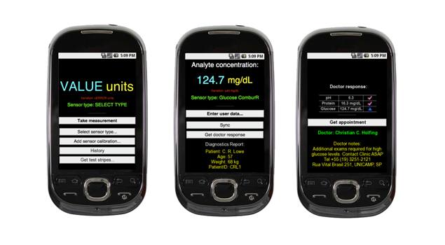 Colorimetrix smartphone app to help diagnose diseases