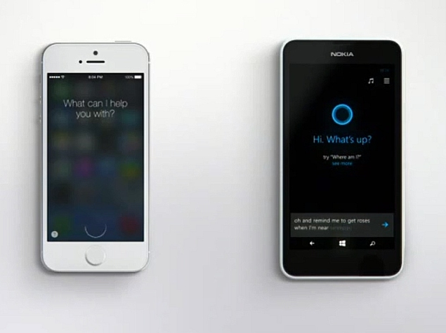 Microsoft Pits Cortana Against Siri in New Video Commercial