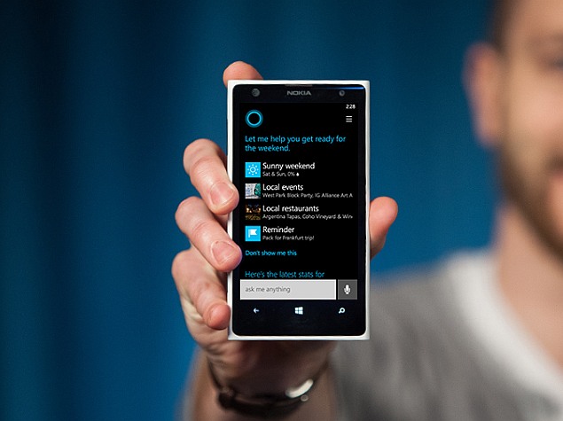 Cortana Coming to India in 'Alpha' Form With Windows Phone 8.1 Update 1