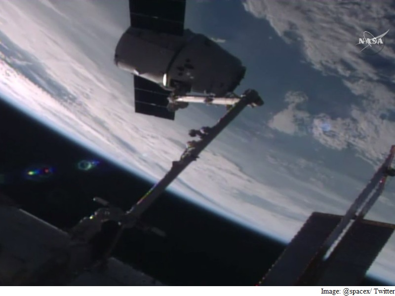 SpaceX Cargo Ship Arrives at Space Station