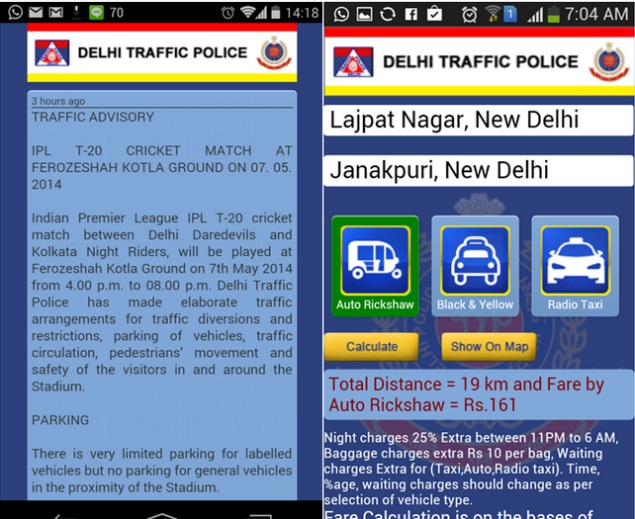 Delhi Traffic Police App for Android Now Available for Download
