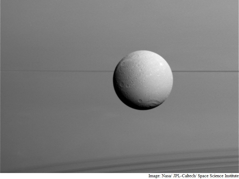 Nasa's Cassini Probe Captures Stunning New Images of Saturn Moon Dione
