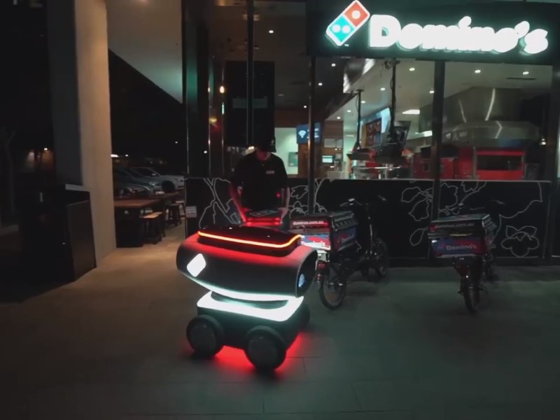 Domino's to Trial Robots for Pizza Delivery
