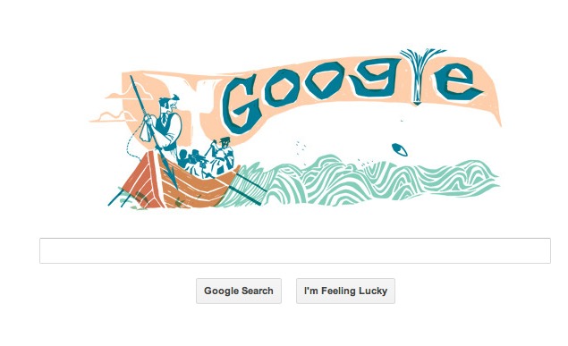 Herman Melville Google doodle marks 161st anniversary of Moby-Dick