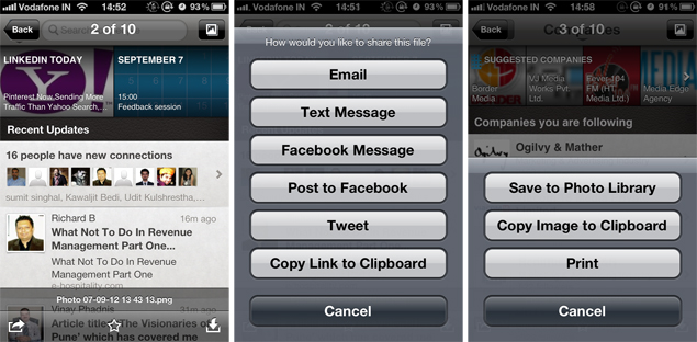 Dropbox for iOS updated with Facebook, Twitter, AirPrint support