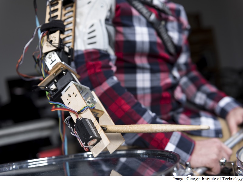 'Smart' Robotic Limb Turns Musicians Into 3-Armed Drummers