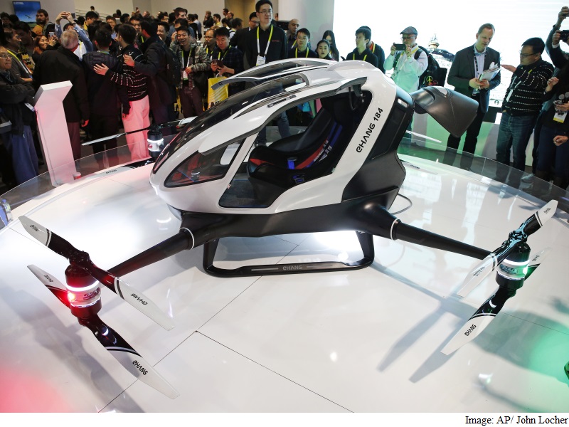 Chinese Drone Maker Unveils Human-Carrying Drone