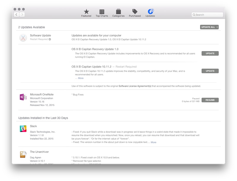 OS X El Capitan v10.11.2 Now Available to Download; Brings Network, Security Improvements