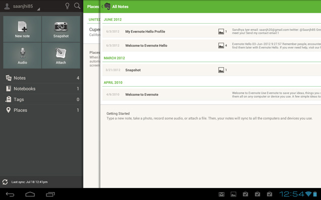 what is evernote for android