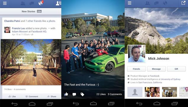 Facebook goes the native route with new Android app