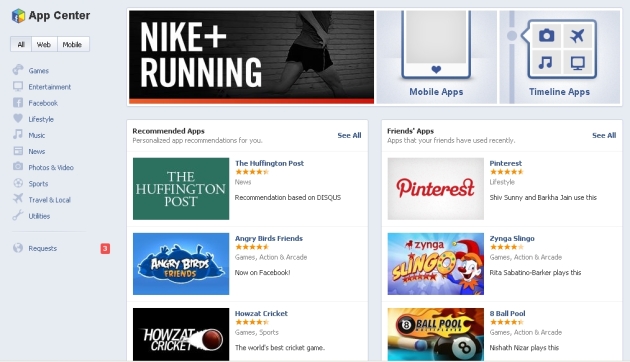 Facebook launches App Center in India, six other countries