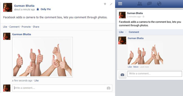 Facebook rolls out ability to add photos to comments
