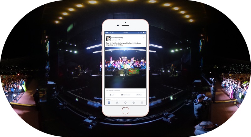 Facebook Brings 360-Degree Photos to News Feed