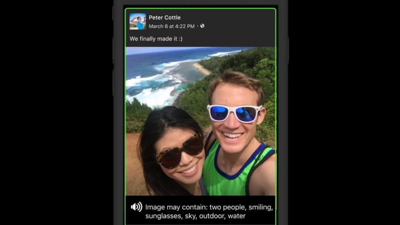 Facebook Starts Using AI to Describe Photos to the Visually Challenged