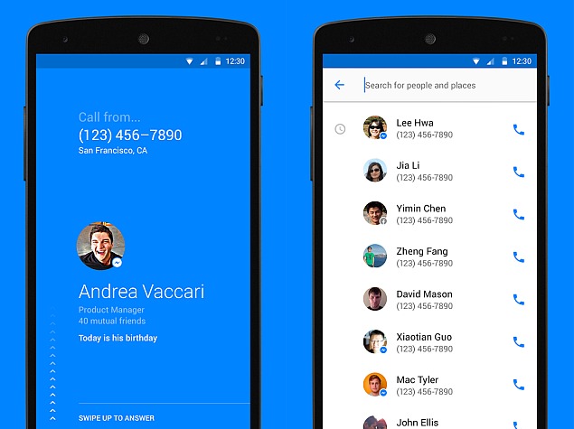 Facebook Hello Dialler and Caller ID App Unveiled for Android
