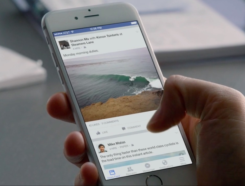 Facebook for iOS Updated With Fixes for Battery Drainage Issue