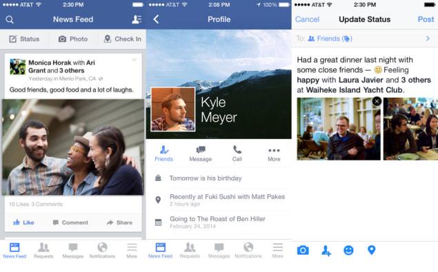 Facebook Lets iOS Users Create Posts When Offline; Tests Google Now-Style Cards